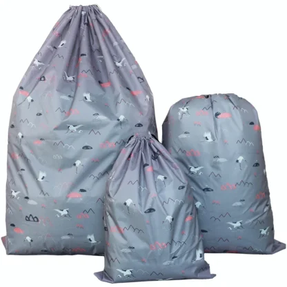 Large Laundry Drawstring Bag
