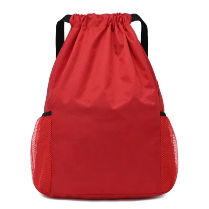 Side Pocket Drawstring Bag - Image 2