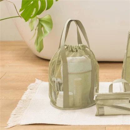 Portable Mesh Drawstring Bag
