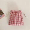 Check Pattern Drawstring Bags - Image 4