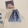 Check Pattern Drawstring Bags - Image 6