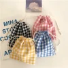 Check Pattern Drawstring Bags - Image 7