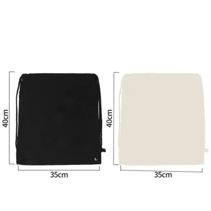Plain Color Casual Drawstring Bag - Image 6